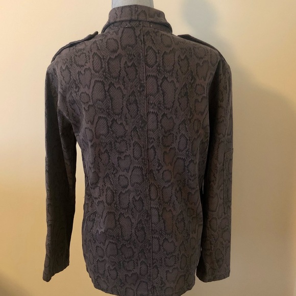 NWT Karlie Grey Snake Utility Jacket.  Size Sm - Picture 2 of 5